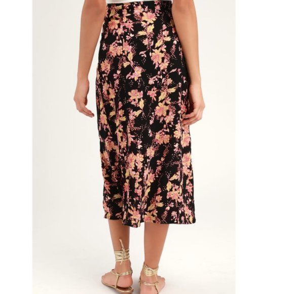 Free People Retro Love Midi Skirt. - Picture 3 of 7